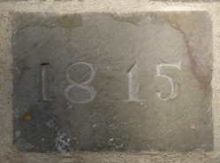 Lower Meiggar date stone. Photo by Hugh Rose.