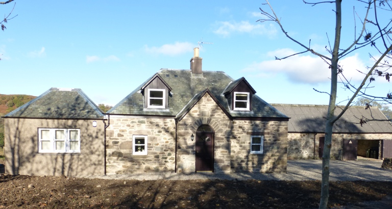 The house at Lower Meiggar. Photo by Hugh Rose, 2013.